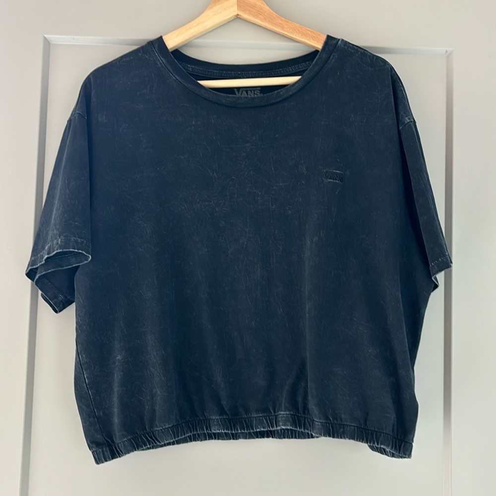 Vans black crop top